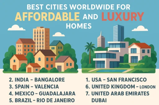 Best Cities Worldwide for Affordable and Luxury Homes