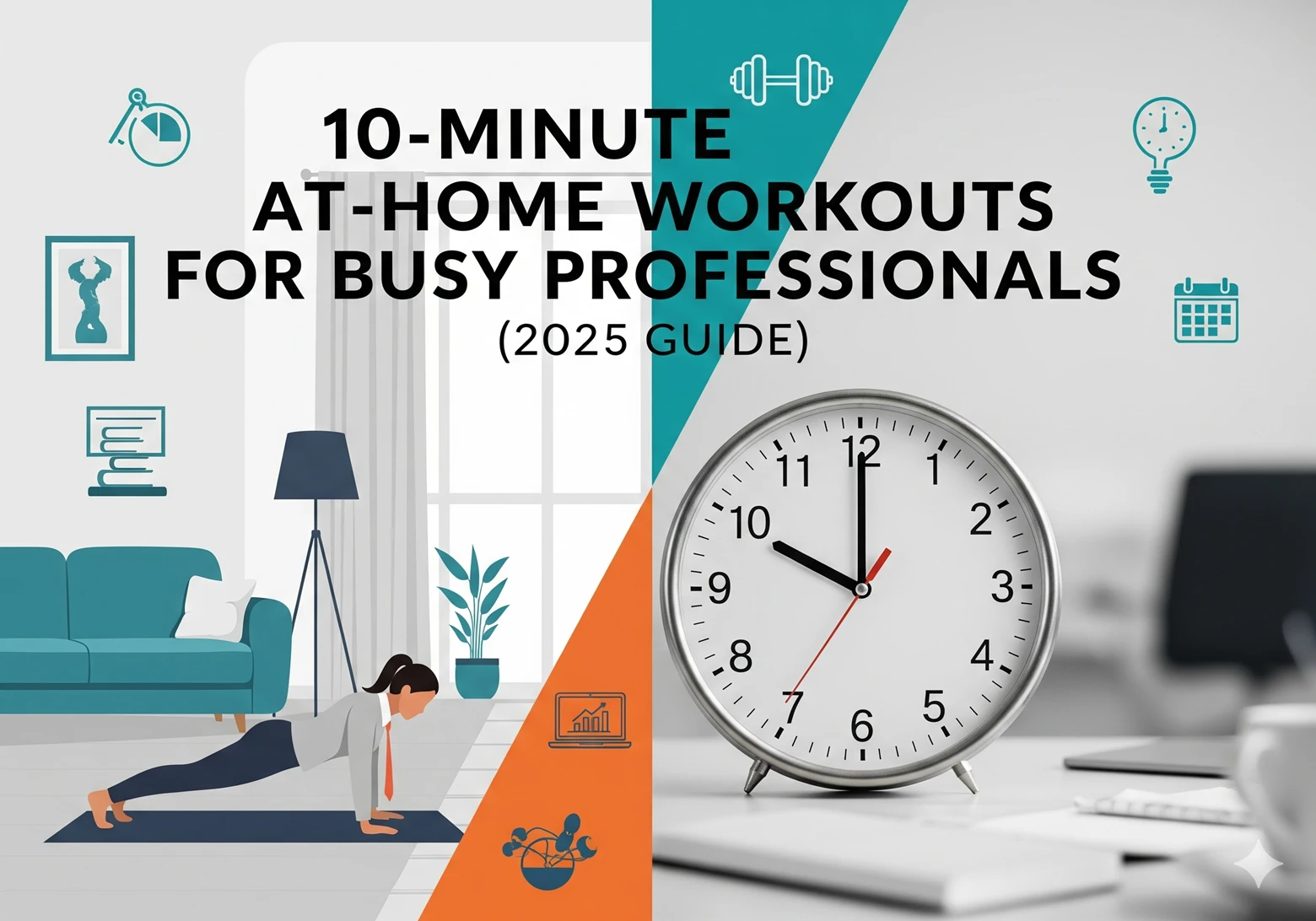 10-Minute At-Home Workouts for Busy Professionals (2025 Guide)