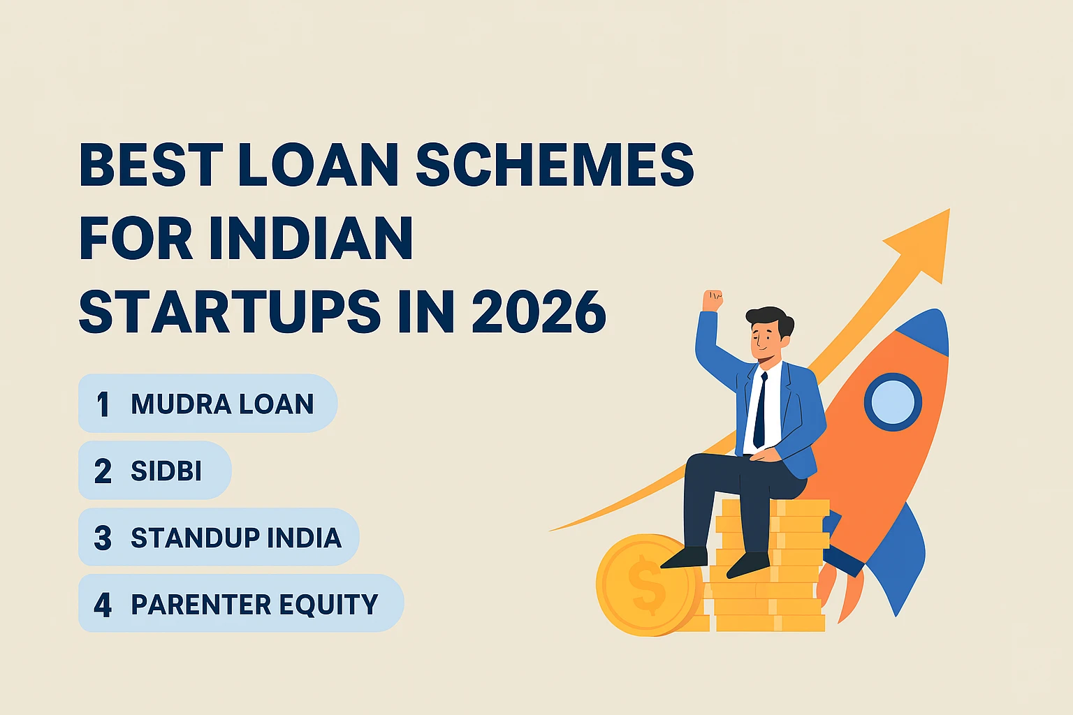 Best Loan Schemes for Indian Startups in 2026 - Best Loan Schemes For Indian Startups In 2026