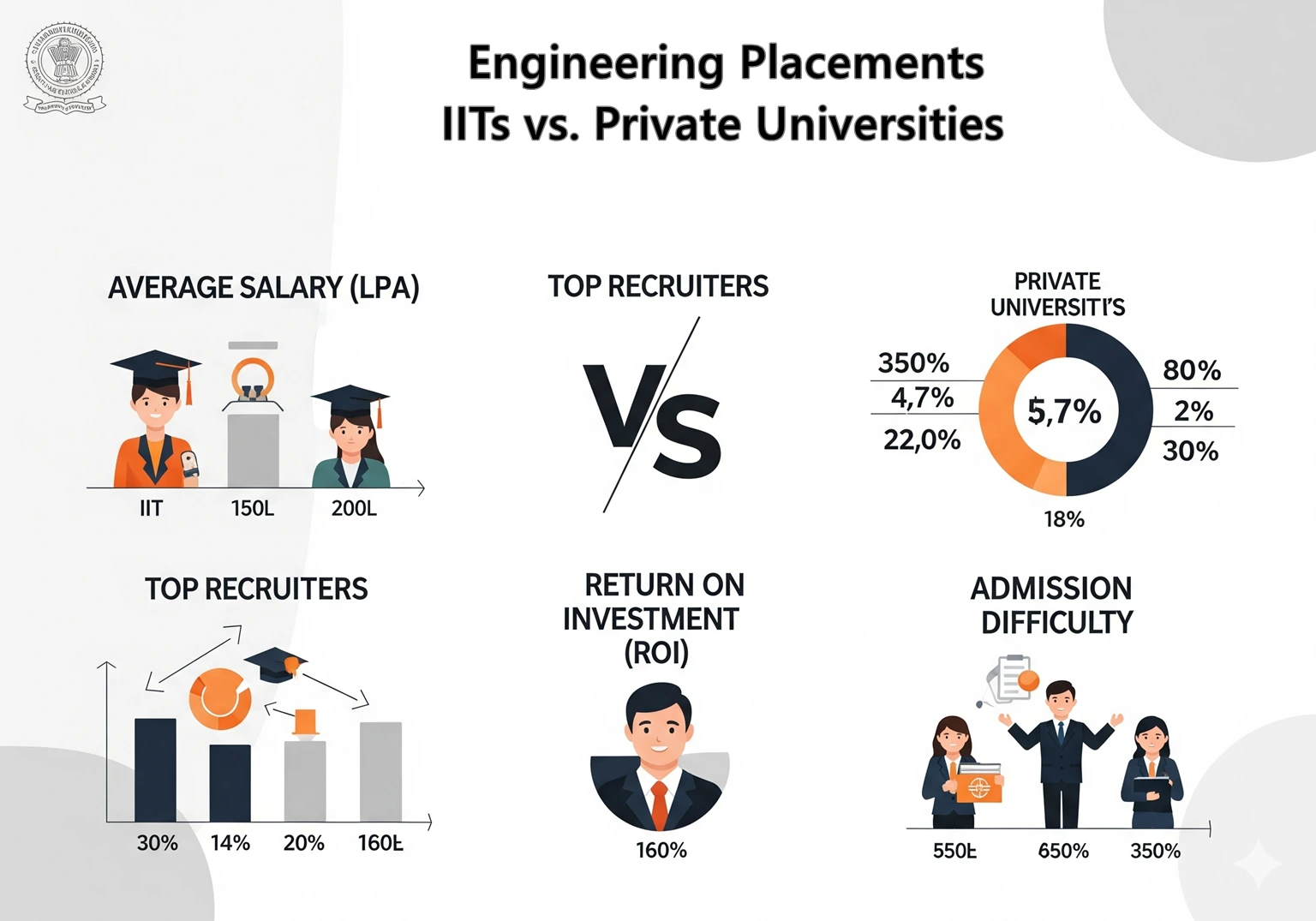 Engineering Placements 2025–26: IITs vs. Private Universities - Engineering Placements 2025–26 IITs Vs. Private Universities