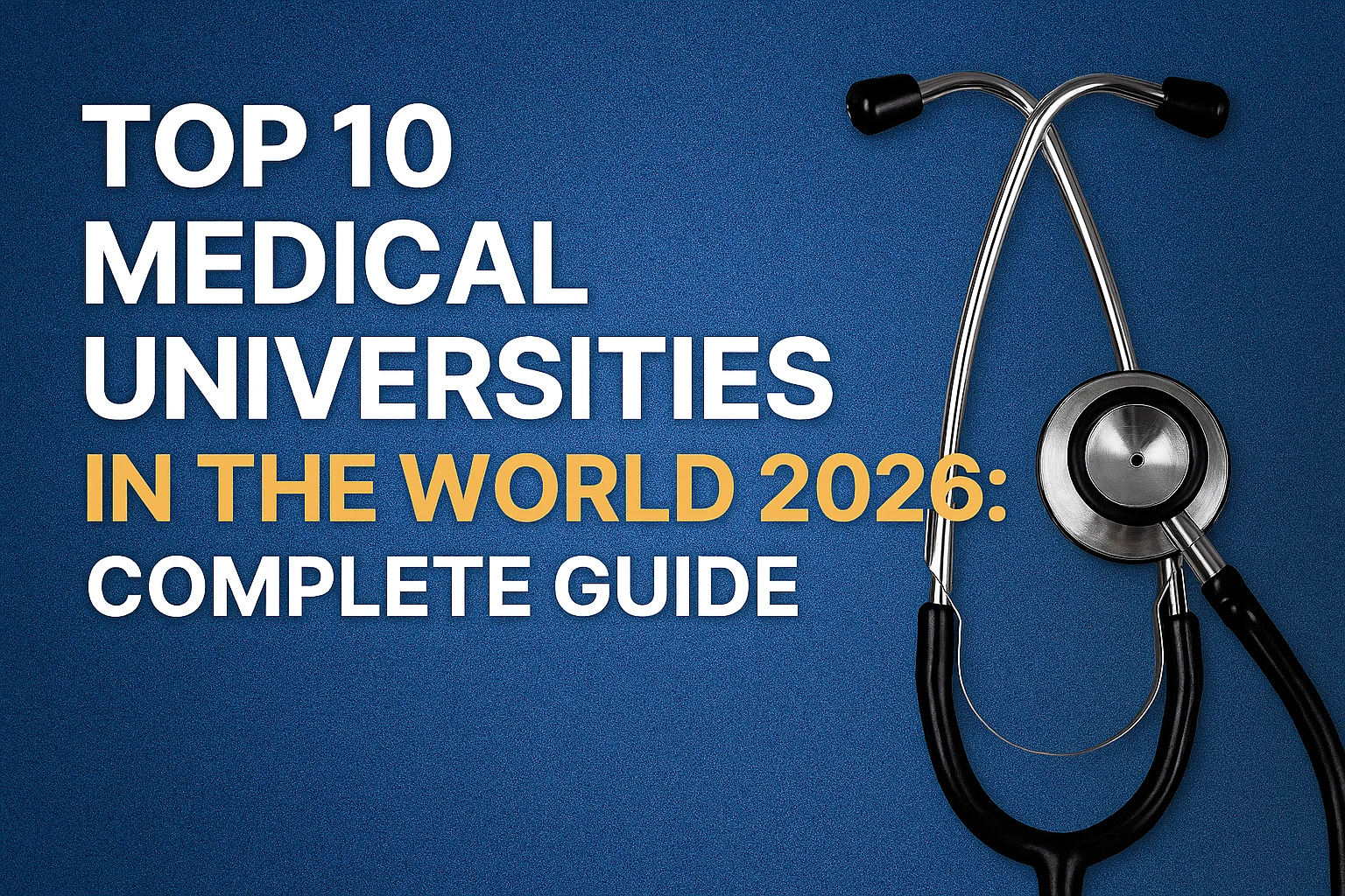 Top 10 Medical Universities in the World 2026: Complete Guide - Top 10 Medical Universities In The World 2026
