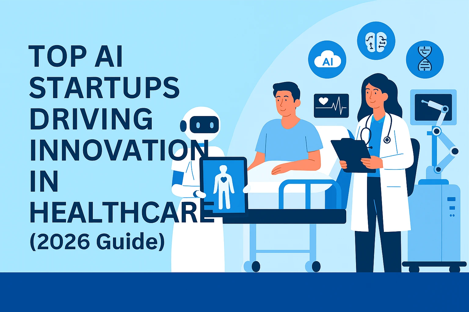 Top AI Startups Driving Innovation in Healthcare (2026 Guide) - Top AI Startups Driving Innovation In Healthcare 2026 Guide