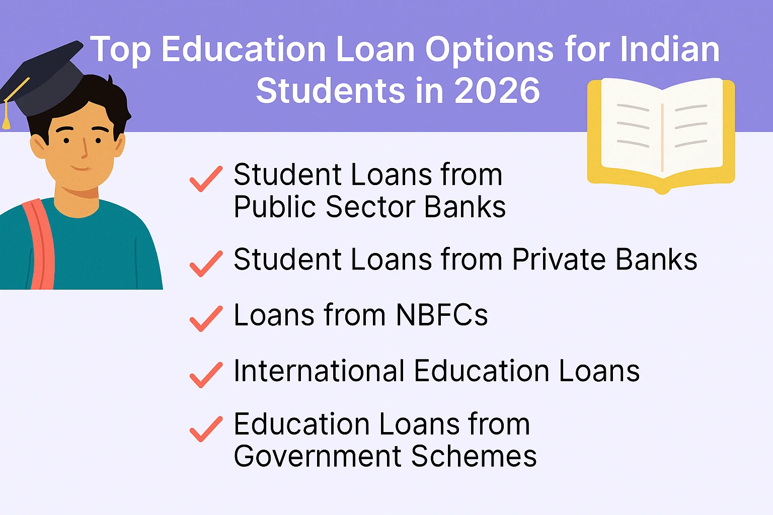 Top Education Loan Options for Indian Students in 2026 - Top Education Loan Options For Indian Students In 2026