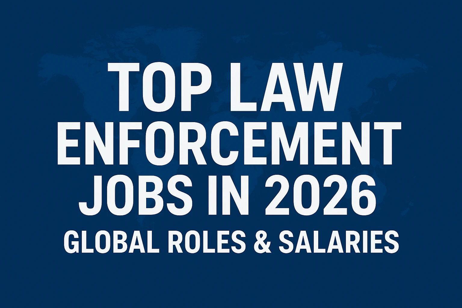 Top Law Enforcement Jobs in 2026