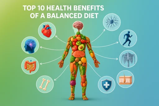 Top 10 Health Benefits of a Balanced Diet - Top 10 Health Benefits Balanced Diet