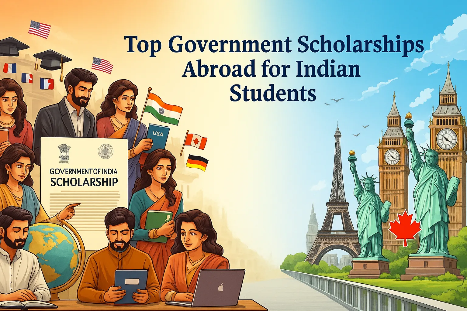 Top Government Scholarships Abroad for Indian Students - Top Government Scholarships Abroad Indian Students