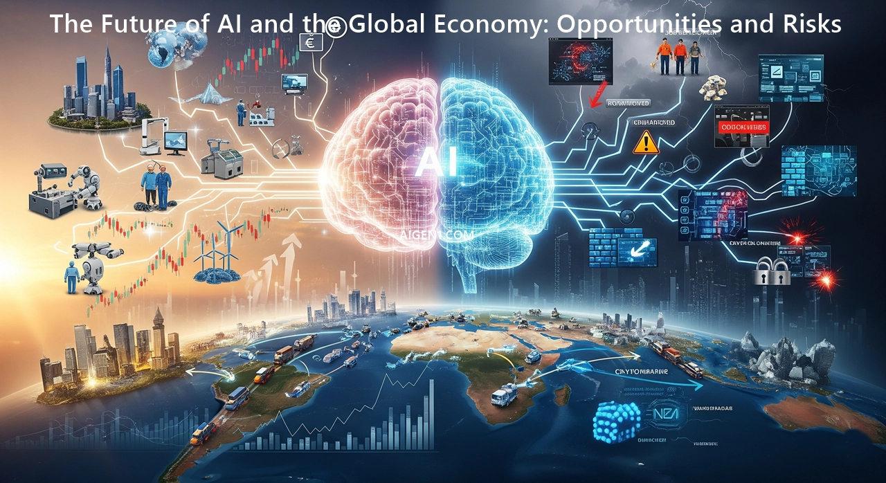 The Future of AI and the Global Economy: Opportunities and Risks