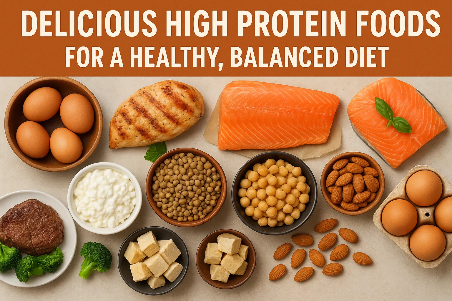 Top Delicious High Protein Foods for a Healthy, Balanced Diet - Delicious High Protein Foods