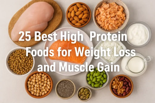 25 Best High Protein Foods for Weight Loss and Muscle Gain