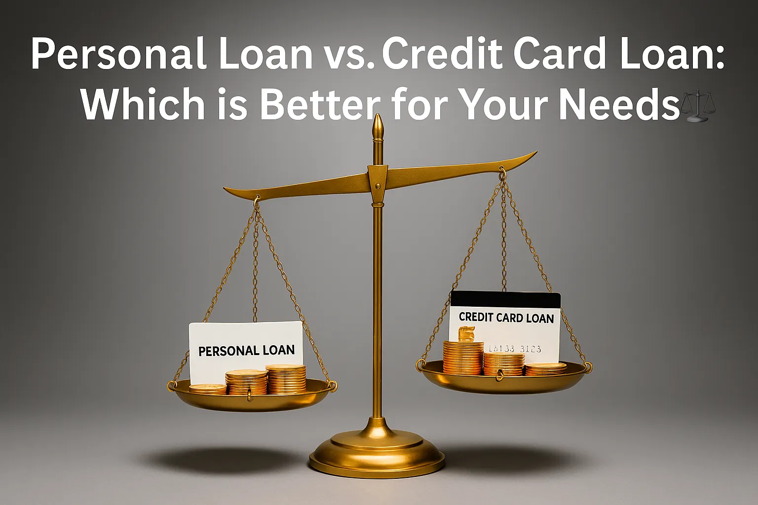 Personal Loan vs. Credit Card Loan: Which is Better for Your Needs? - Personal Vs Creditloan