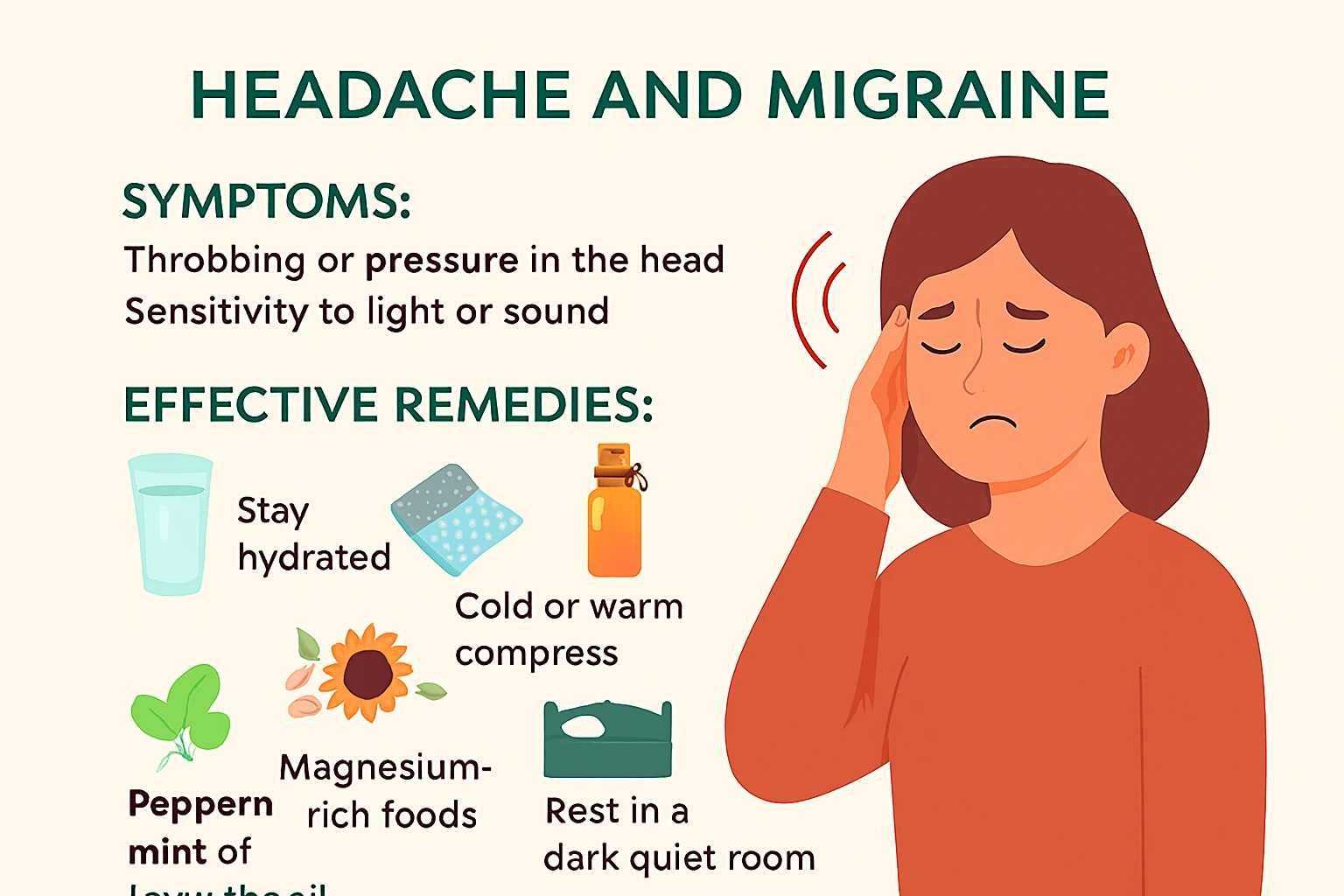 Home remedies for headache and migraine